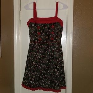 Cherry Vintage Style Pin-Up Dress
